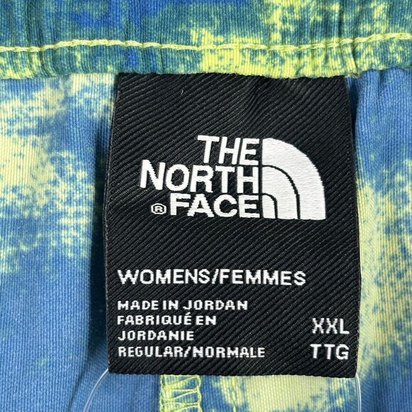The North Face Shorts Womens XXL Green Dye Printed Class V Quick Dry New $50 - Picture 3 of 16